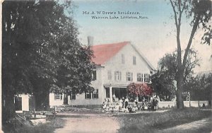 Mr. A. W. Drew's Residence in Littleton, Massachusetts Warren Lake.