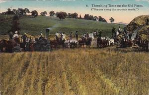 Threshing Time On The Old Farm 1914