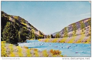 Gallatin River Bozeman Montana 1962