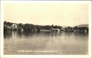 Center Cente Harbor NH Lake Winnipesaukee Real Photo Postcard