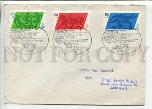 446196 GERMANY 1980 year special cancellations training for olympic athletes
