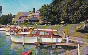 Michigan St Clair Boats At St Clair Inn 1966