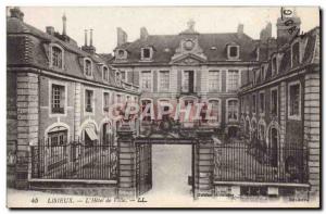Old Postcard Lisieux L & # 39Hotel Town