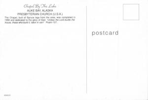 AUKE BAY ALASKA~CHAPEL BY THE LAKE-PRESBYTERIAN CHURCH LOT OF 2 POSTCARDS