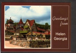 GA Greetings From Helen Georgia Alpine Village Postcard