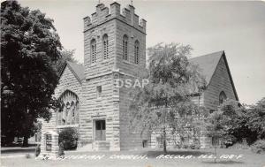 C72/ Arcola Illinois Il Real Photo RPPC Postcard c1950 Presbyterian Church