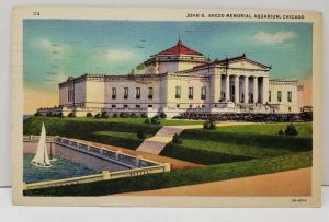 John G Shedd Memorial Aquarium Chicago Illinois Postcard A1