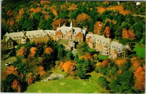 Postcard AERIAL VIEW SCENE Chestnut Hill Massachusetts MA AO4220