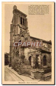 Postcard Old Thunder Notre Dame Church