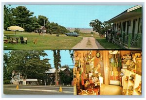 c1950 Ye Olde Garrison House Motel Joseph A Storer Wells Maine Vintage Postcard