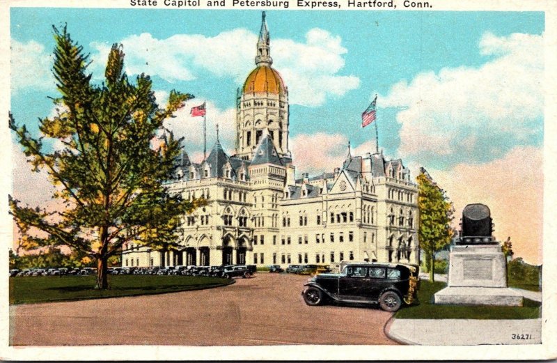 Connecticut Hartford State Capitol and Petersburg Express 1934
