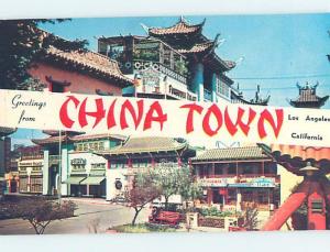 Unused Pre-1980 China GIFT SHOPS IN CHINATOWN Los Angeles California CA ho7247