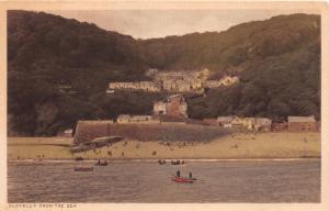 CLOVELLY DEVON UK AS VIEWED FROM SEA~G S REILLY MAJESTIC SERIES PHOTO POSTCARD