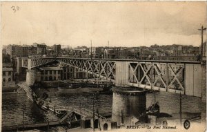 CPA BREST - Le Pont National (650287)