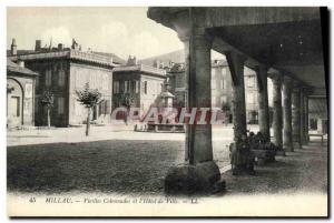 Old Postcard Millau Old Colonnades and The City Hotel