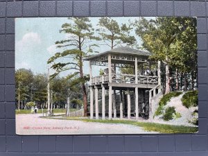 Vintage Postcard 1907-1915 The Crow's Nest (Bird Watching Tower) Asbury Park NJ