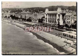 Nice Modern Postcard The Beach and the Promenade des Anglais