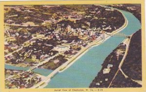 West Virginia Charleston Aerial View Of Charleston Artvue