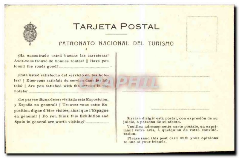 Old Postcard Spain Espana Spain Exposicion Internacional Barcelona A aspecto ...