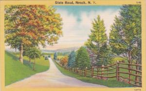New York Nyack State Road Scene