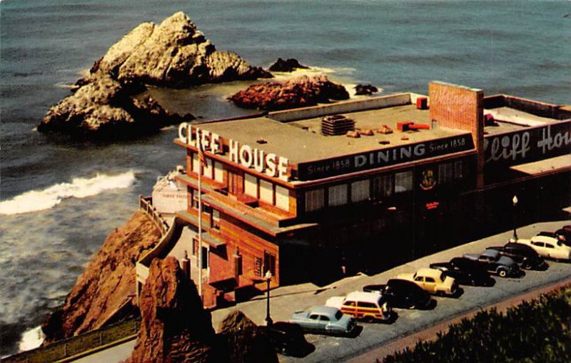 Cliff House And Seal Rocks, San Francisco, California 