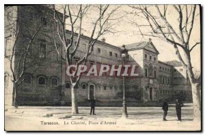 Old Postcard Tarascon La Charite Place d'Armes