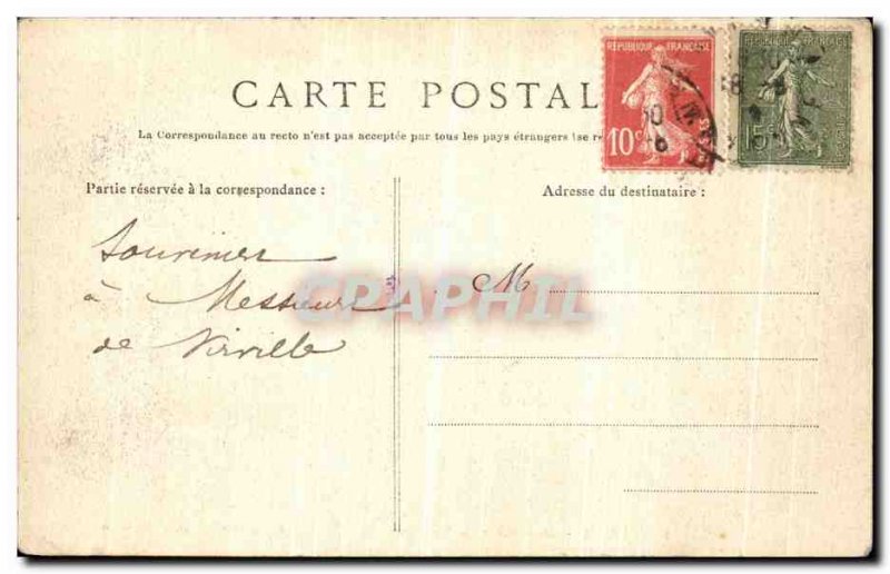 Old Postcard Mayenne Basilica Interior