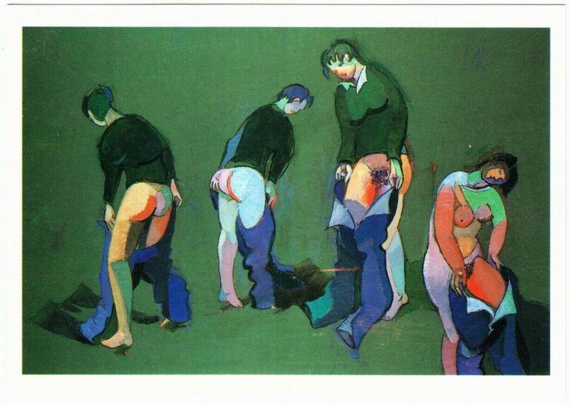 Symphony in Four Movements Symphonie en Q by Jean Helion Nude Art Postcard