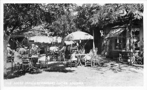 Old Adobe Patio Restaurant Tucson Arizona 1950s Photo Postcard Western 12175