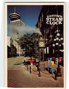 Postcard Gastown Steam Clock, Vancouver, Canada