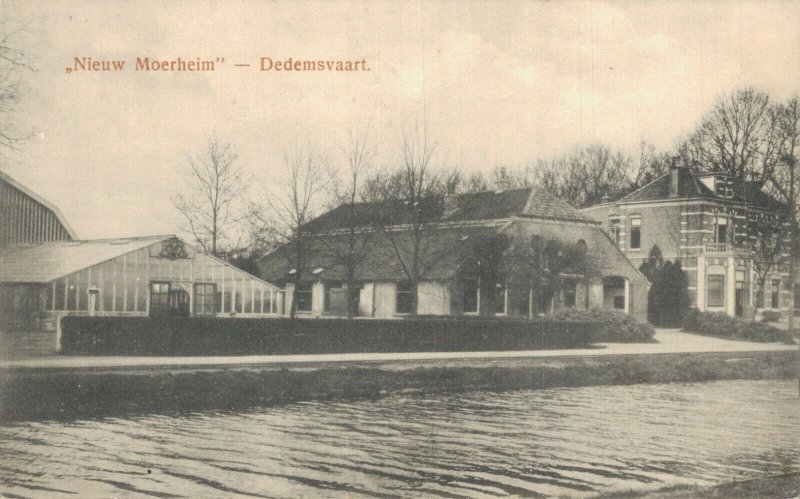 Netherlands Nieuw Moerheim Dedemsvaart Vintage Postcard 07.57