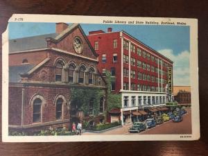 Public Library & State Building, Portland, Maine