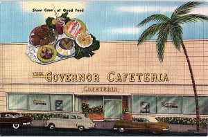 Postcard RESTAURANT SCENE Miami Florida FL AJ2753