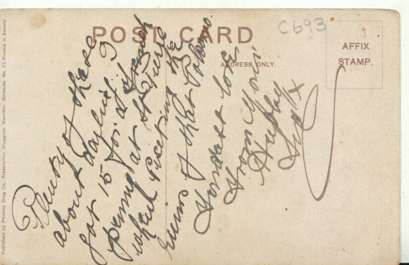 Bermuda Postcard - A Bunch of Bananas - Ref TZ7835