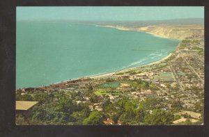 LA JOLLA CALIFORNIA AERIAL VIEW VINTAGE POSTCARD
