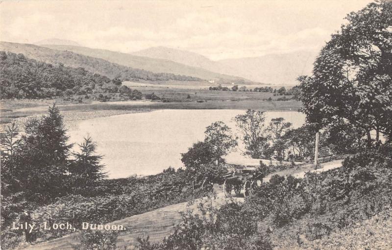 uk16948 lily loch  dunoon scotland real photo uk