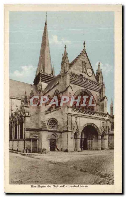 Old Postcard Basilica of Our Lady of Liesse