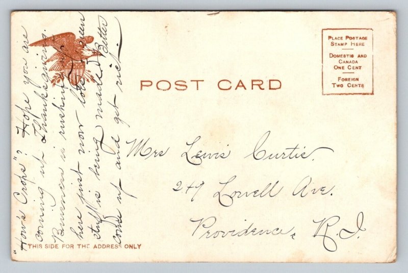Alice Mill  Woonsocket  Rhode Island  Postcard