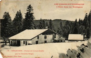 CPA GÉRARDMER Ferme deCreuse-Goutte par les Grandes Neiges (402455)