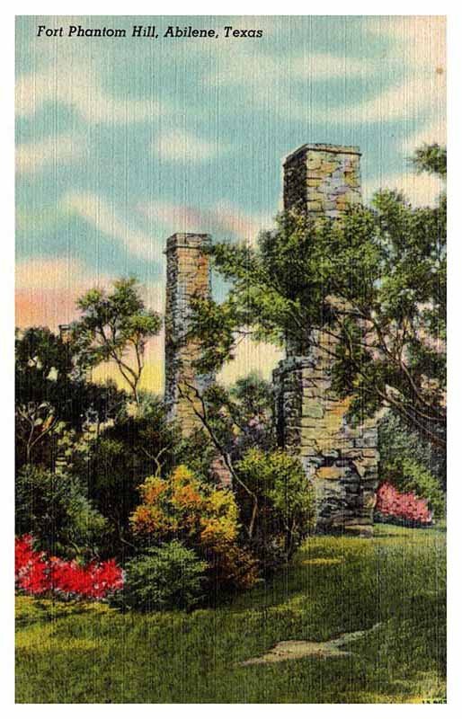 Postcard TOWER SCENE Abilene Texas TX AR9166