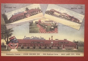 Black Americana, Coon Chicken Inn, Salt Lake City, Utah Vintage Postcard