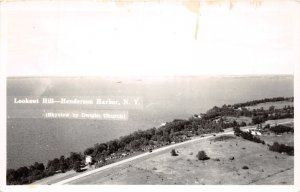 J32/ Henderson Harbor New York RPPC Postcard c1950s Lookout Hill  161