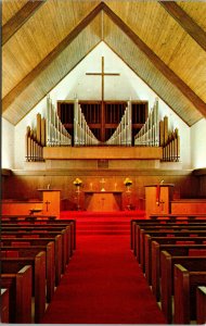 Vtg First United Methodist Church Chapman-Donham Memorial Organ TX Postcard