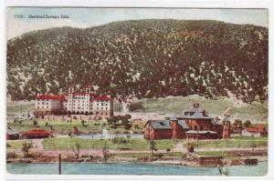 Panorama Glenwood Springs Colorado 1912 postcard