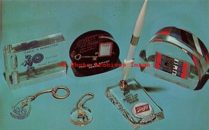 Advertising Postcard, Clear-Vue Lucite Embedments Promotion