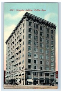 1900-10 Schweiter Bulding Wichita Kansas. Vintage Postcard F28E