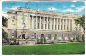 Springfield, IL - Centennial Building - 1946