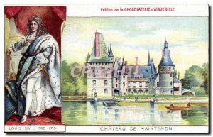 Fancy Old Postcard History of Louis XIV the Chocolate & # 39Aiguebelle Chatea...