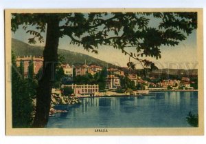 497095 Croatia Opatija Abbazia embankment Vintage postcard