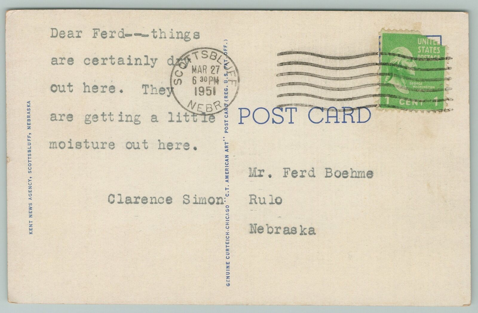 Rulo NebraskaTunnel On Summit Drive1920s Postcard United States